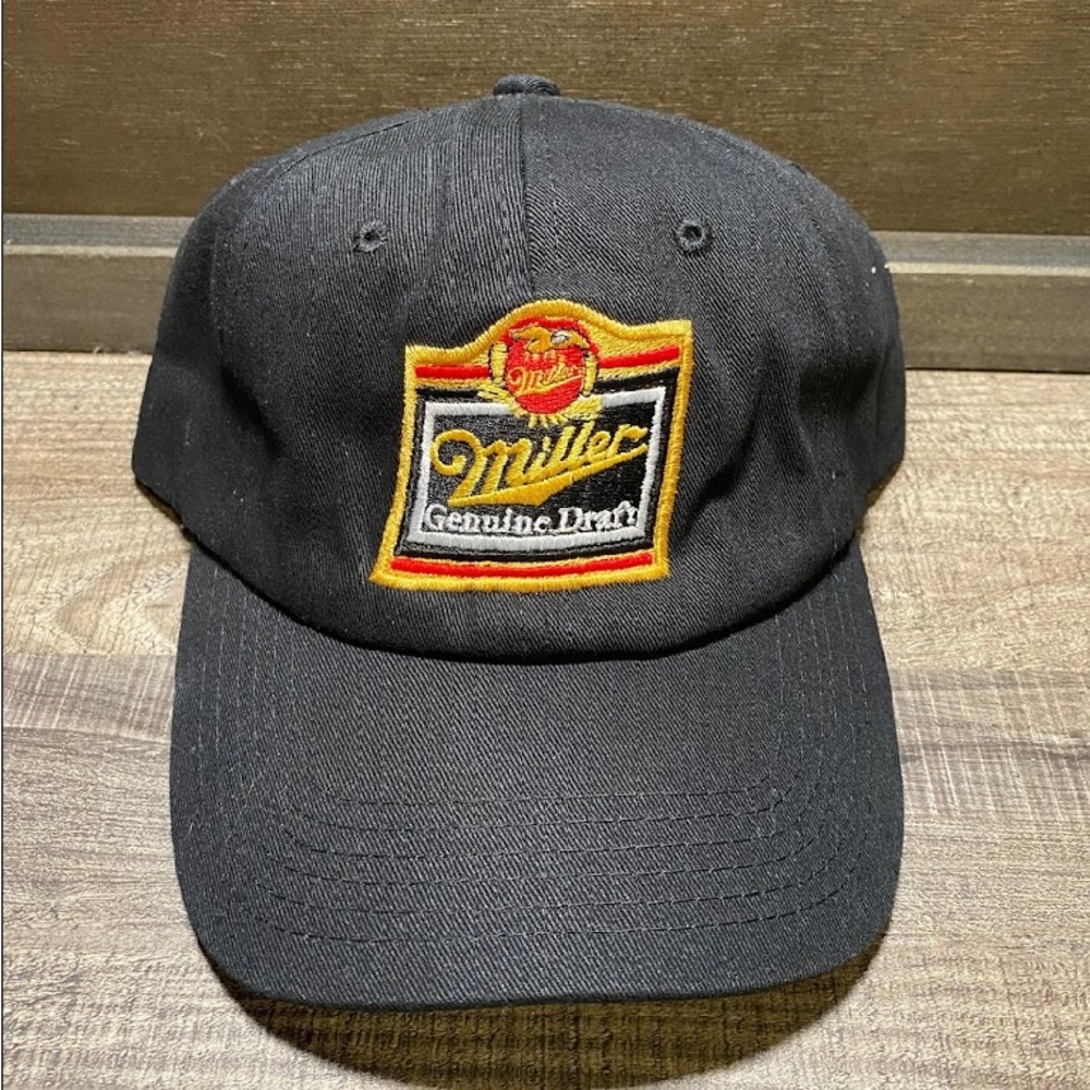 Vintage Miller Genuine Draft adjustable hat
